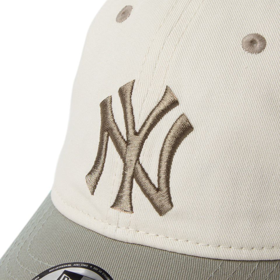 キッズ Youth 9TWENTY MLB 2-Tone ニューヨーク・ヤンキース アイボリー ペブルバイザー