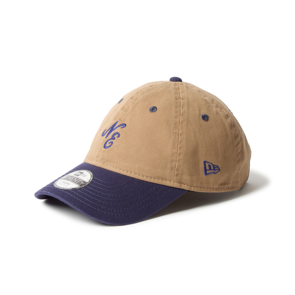 キッズ Youth 9TWENTY クラシックロゴ カーキ/ライトネイビー | NEW ERA ニューエラ公式オンラインストア