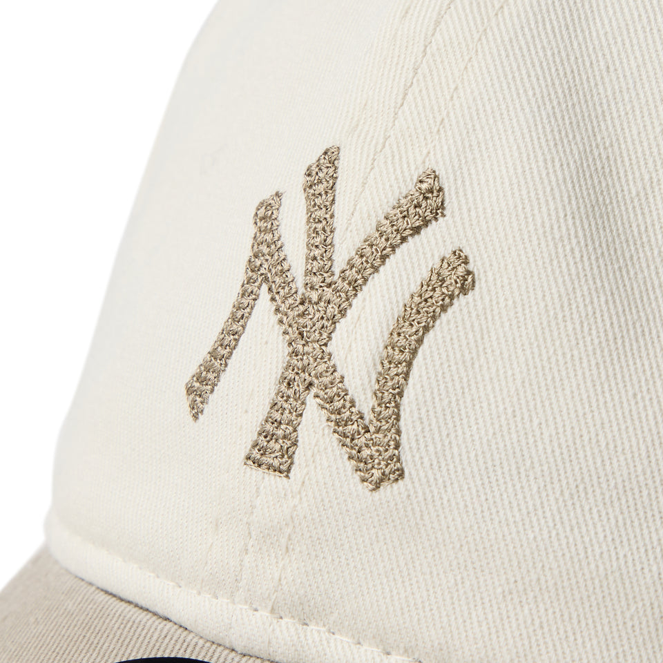 キッズ Youth 9TWENTY チェーンステッチ ニューヨーク･ヤンキース アイボリー/ペブル | NEW ERA ニューエラ公式オンラインストア