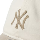 キッズ Youth 9TWENTY チェーンステッチ ニューヨーク･ヤンキース アイボリー/ペブル | NEW ERA ニューエラ公式オンラインストア