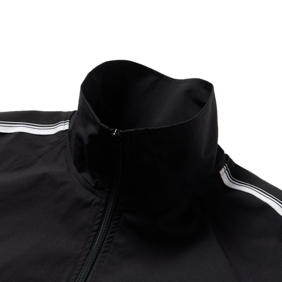 バスケットボール ウォームアップ ジャケット バーチカルロゴ ブラック