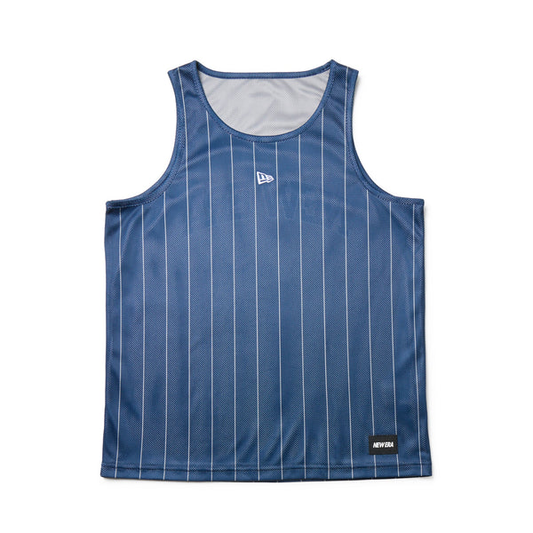 バスケットボール リバーシブル タンクトップ ネイビー/グレー