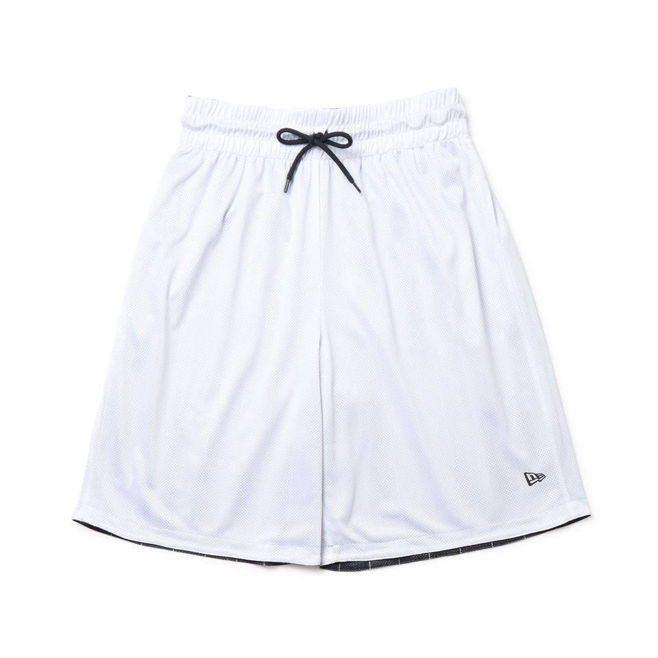 バスケットボール リバーシブル ショートパンツ ブラック/ホワイト | パフォーマンスアパレル - 14674772 - S | NEW ERA ニューエラ公式オンラインストア