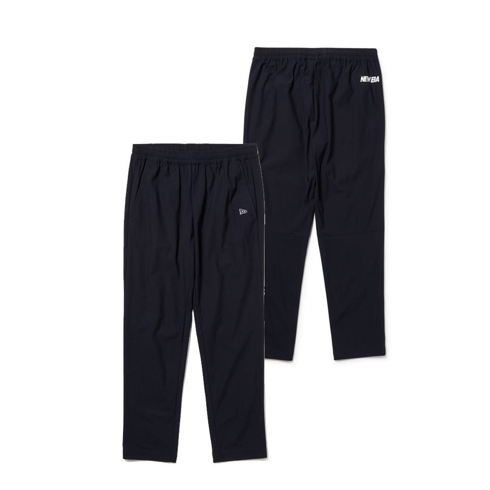 BLACK LABEL ネイビー スリムフィットパンツ オーバーサイズド ガーメントダイ スウェットパンツ BLACK LABEL