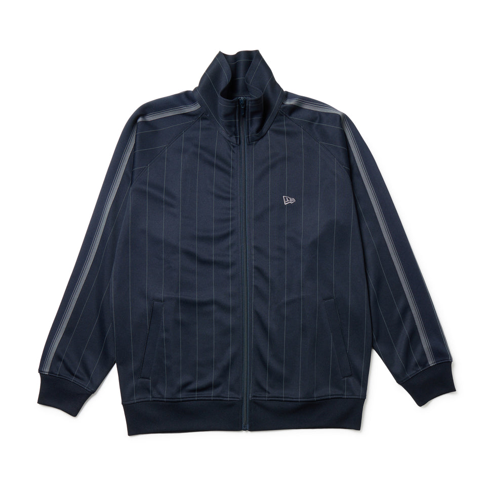スムース ジャージー トラックジャケット ネイビー グレー