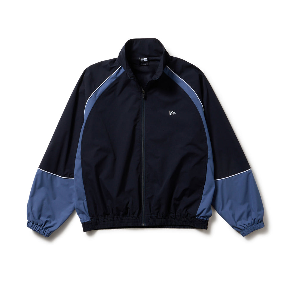 優　1104545セール品 オーバーサイズド パイピング トラックジャケット ネイビー