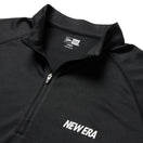 長袖 ハーフジップ ウォームアップ トップス ワードマークロゴ ブラック | パフォーマンスアパレル - 14674827 - S | NEW ERA ニューエラ公式オンラインストア