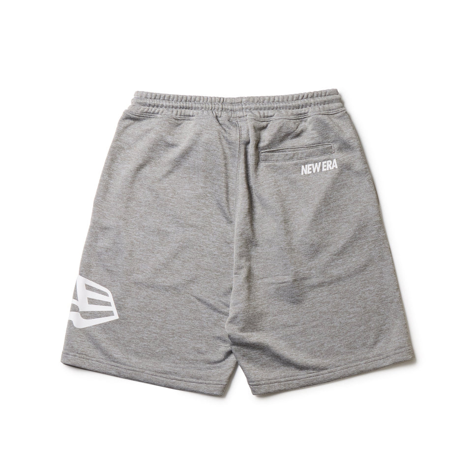 NEW ERA グレー ゴルフショートパンツ L ドライスウェット ショートパンツ フラッグロゴ グレー