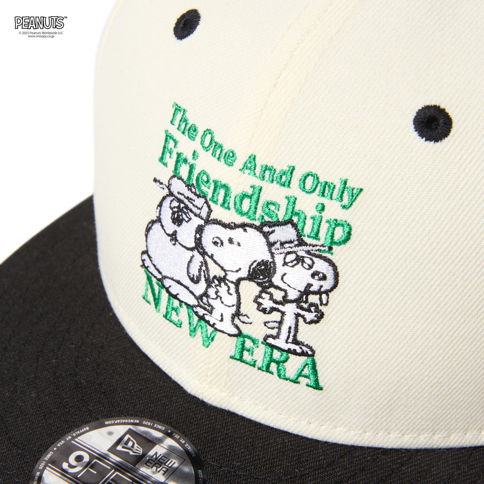 キッズ Youth 9FIFTY PEANUTS ピーナッツ FRIENDSHIP クロームホワイト/ブラック | NEW ERA ニューエラ公式オンラインストア