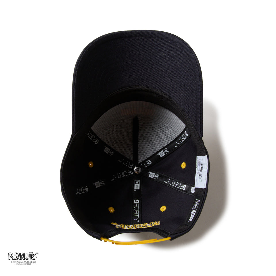 キッズ Youth 9FOURTY A-Frame PEANUTS ピーナッツ College Logo ネイビー | NEW ERA ニューエラ公式オンラインストア
