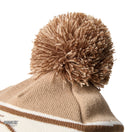 ポンポンニット PEANUTS ピーナッツ スヌーピー ジャガード ベージュ/ウォルナット/オフホワイト | NEW ERA ニューエラ公式オンラインストア