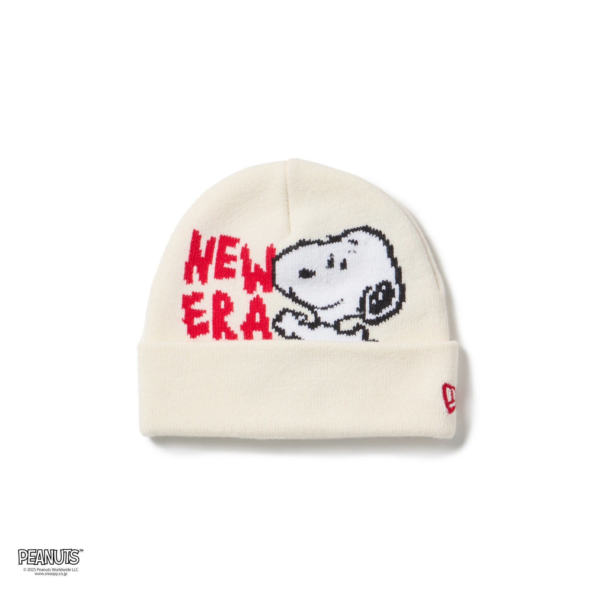 PEARLY GATES スヌーピー ニット帽 オフホワイト SNOOPYニットビーニー(【男性】その他帽子)|PEARLY GATES(パーリー