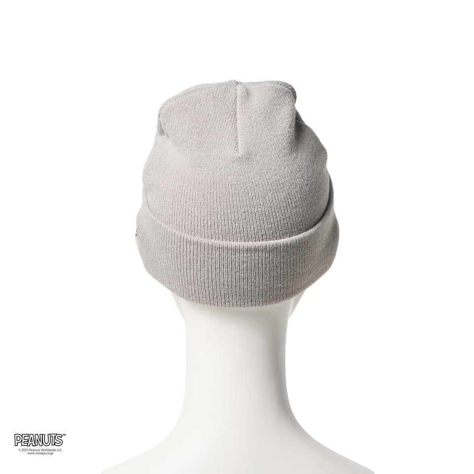 キッズ Kid's カフニット PEANUTS ピーナッツ スヌーピー ニューエラロゴ グレー | NEW ERA ニューエラ公式オンラインストア