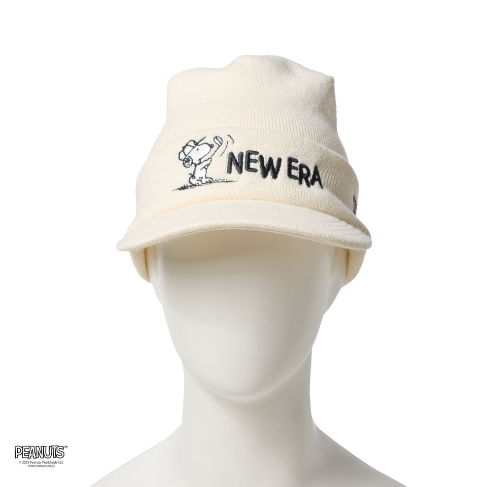 バイザーニット PEANUTS ピーナッツ SWING SNOOPY オフホワイト | ゴルフ | NEW ERA ニューエラ公式オンラインストア