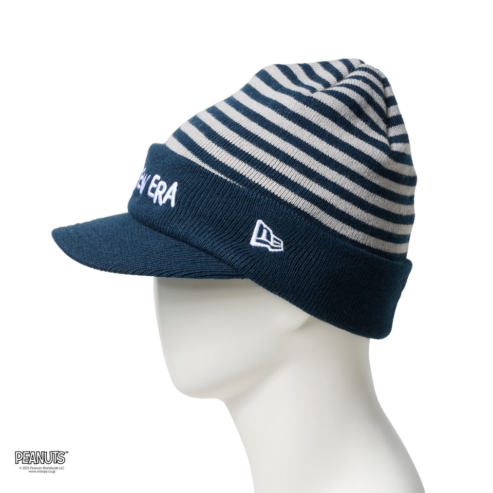 バイザーニット PEANUTS ピーナッツ SWING SNOOPY ネイビー/グレー | ゴルフ | NEW ERA ニューエラ公式オンラインストア
