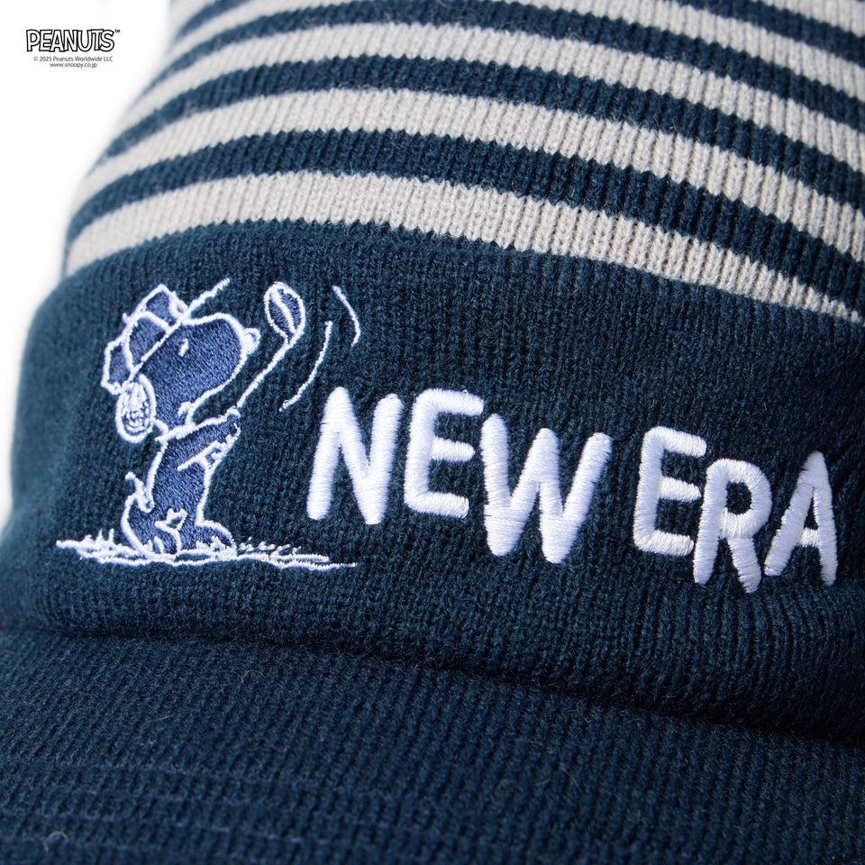 バイザーニット PEANUTS ピーナッツ SWING SNOOPY ネイビー/グレー | ゴルフ | NEW ERA ニューエラ公式オンラインストア