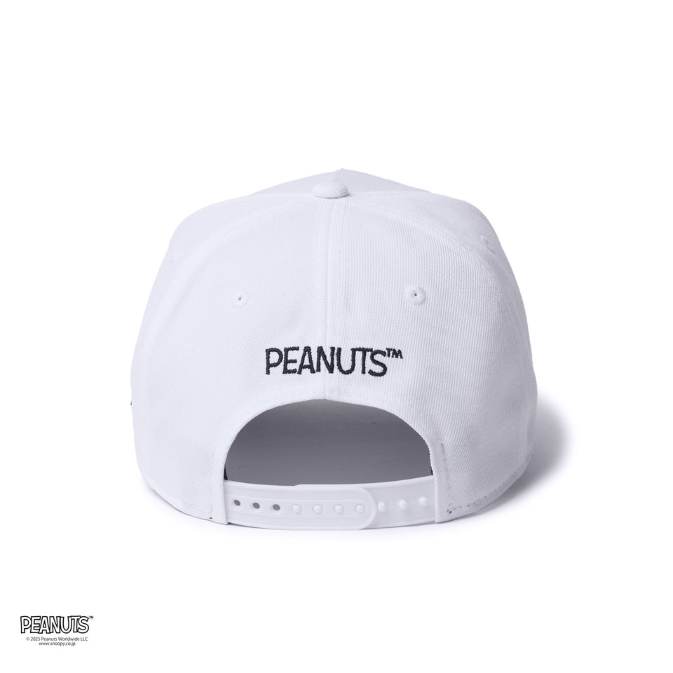 激レア❢ M4NUL 刺繍 ホワイトキャップ・ビッケブランカ 新品 9FORTY A-Frame PEANUTS ピーナッツ COMIC WAPPEN ホワイト | ゴルフ