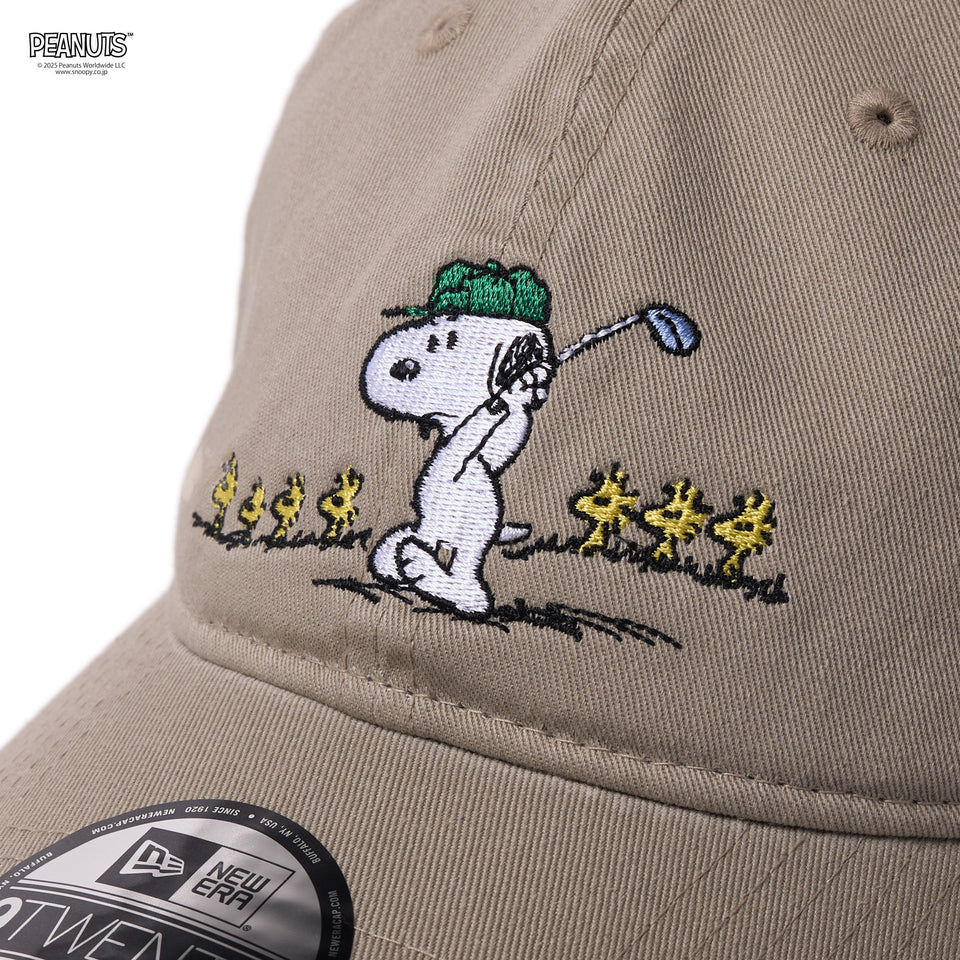 9TWNTY ロングバイザー PEANUTS ピーナッツ スヌーピー ウッドストックと仲間たち ペブル | ゴルフ | NEW ERA ニューエラ公式オンラインストア