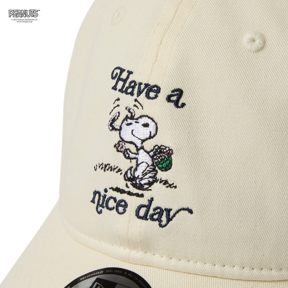 9THIRTY PEANUTS ピーナッツ HAVE A NICE DAY クロームホワイト | NEW ERA ニューエラ公式オンラインストア