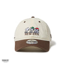 9TWENTY PEANUTS ピーナッツ SNOOPY WITH BRO クロームホワイト/ウォルナット | NEW ERA ニューエラ公式オンラインストア