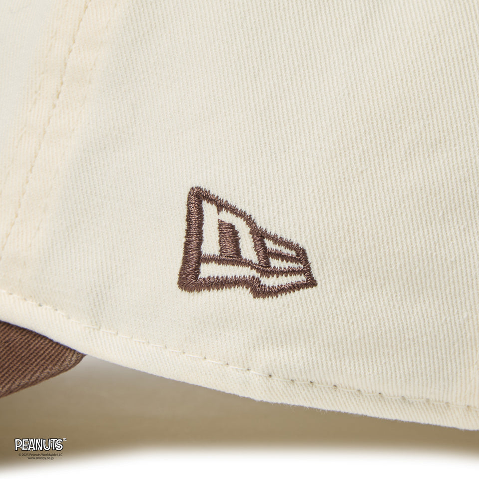 9TWENTY PEANUTS ピーナッツ SNOOPY WITH BRO クロームホワイト/ウォルナット | NEW ERA ニューエラ公式オンラインストア