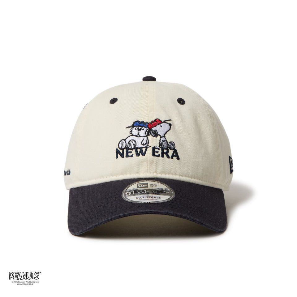 9TWENTY PEANUTS ピーナッツ SNOOPY AND OLAF スヌーピー オラフ クロームホワイト/ネイビー | NEW ERA ニューエラ公式オンラインストア