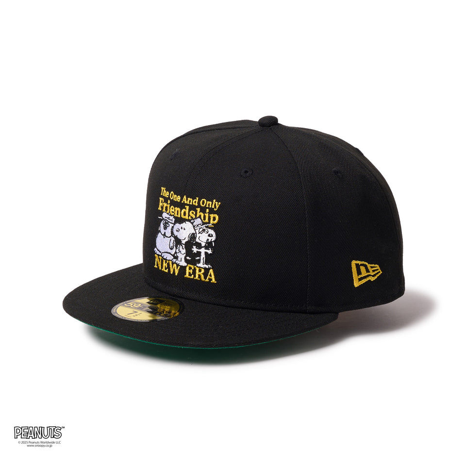 59FIFTY PEANUTS ピーナッツ FRIENDSHIP ブラック | ニューエラ