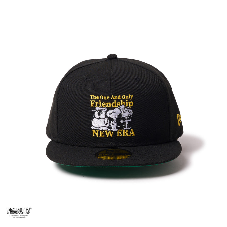 59FIFTY PEANUTS ピーナッツ FRIENDSHIP ブラック | NEW ERA ニューエラ公式オンラインストア