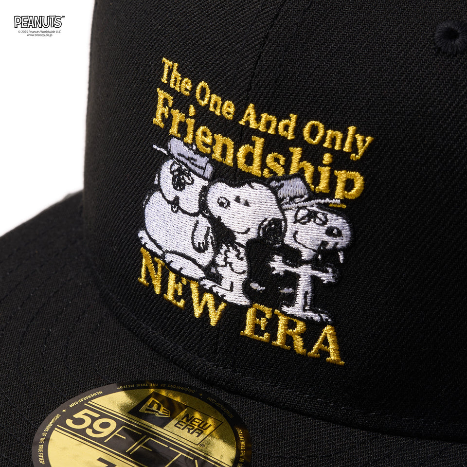 59FIFTY PEANUTS ピーナッツ FRIENDSHIP ブラック | NEW ERA ニューエラ公式オンラインストア