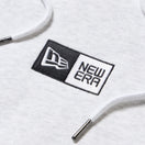 裏起毛 オーバーサイズド スウェット プルオーバーフーディー ボックスロゴ ライトグレー - 14682664 - S | NEW ERA ニューエラ公式オンラインストア