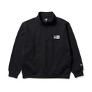 裏起毛 オーバーサイズド スウェット ハーフジップ ボックスロゴ ブラック - 14682666 - S | NEW ERA ニューエラ公式オンラインストア