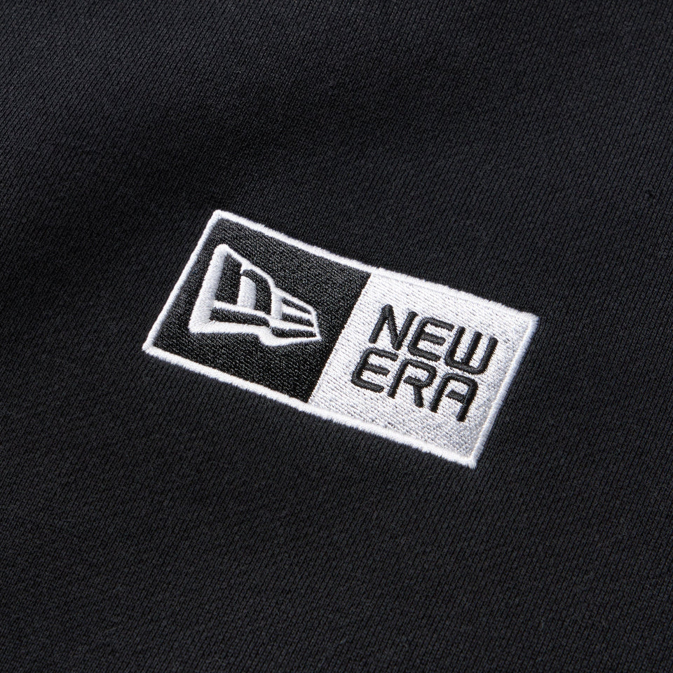 裏起毛 オーバーサイズド スウェット ハーフジップ ボックスロゴ ブラック - 14682666 - S | NEW ERA ニューエラ公式オンラインストア