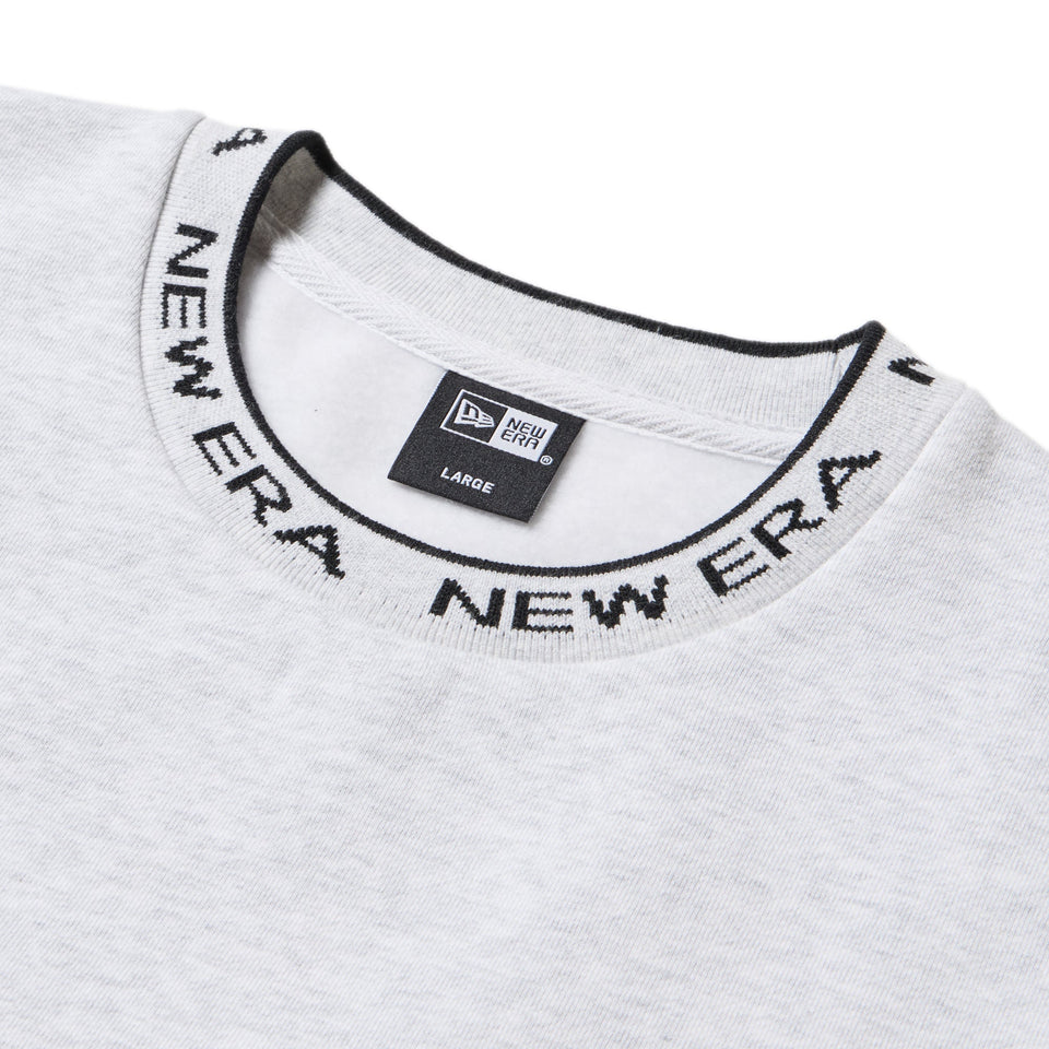 裏起毛 オーバーサイズド スウェット クルーネック ジャカードロゴ ライトグレー - 14682669 - S | NEW ERA ニューエラ公式オンラインストア