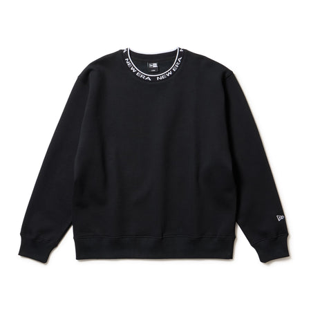 裏起毛 オーバーサイズド スウェット クルーネック ジャカード