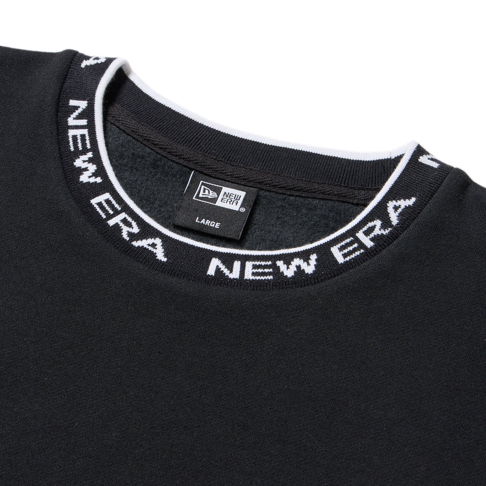 裏起毛 オーバーサイズド スウェット クルーネック ジャカードロゴ ブラック - 14682670 - S | NEW ERA ニューエラ公式オンラインストア