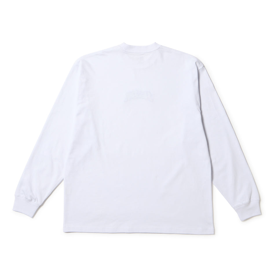 長袖 オーバーサイズド Tシャツ Slowup Logo ホワイト | ニューエラ