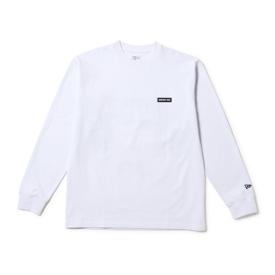 長袖 コットン Tシャツ Zoom Up Logo ホワイト | ニューエラオンライン