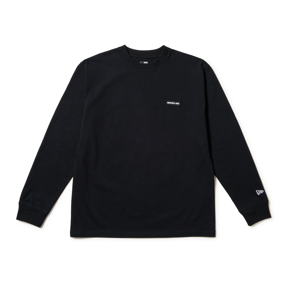 長袖 コットン Tシャツ Zoom Up Logo ブラック | ニューエラオンライン