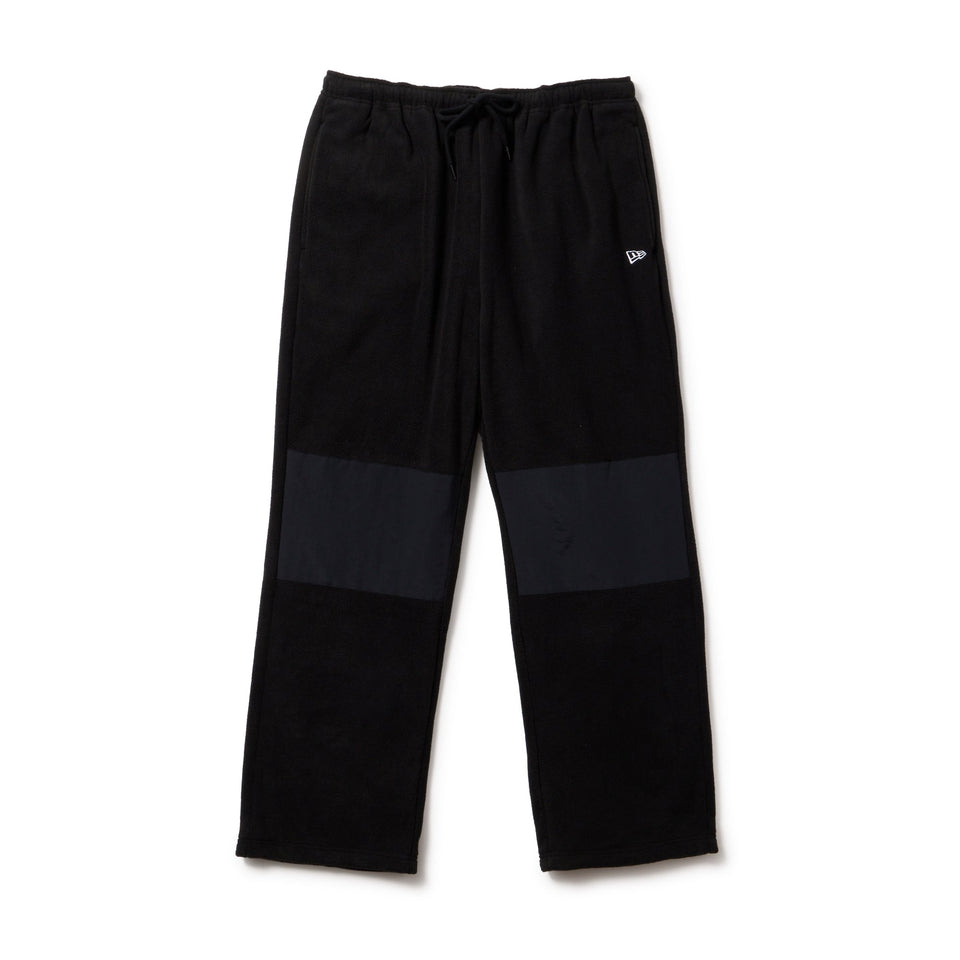 フリースパンツ ボックスロゴ ウーブンパッチ ブラック | ニューエラ