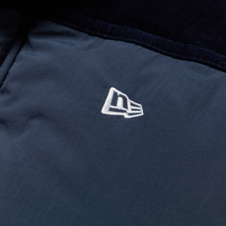 ダウンベスト コーデュロイ ナイロン コンビ ネイビー - 14682724 - S | NEW ERA ニューエラ公式オンラインストア