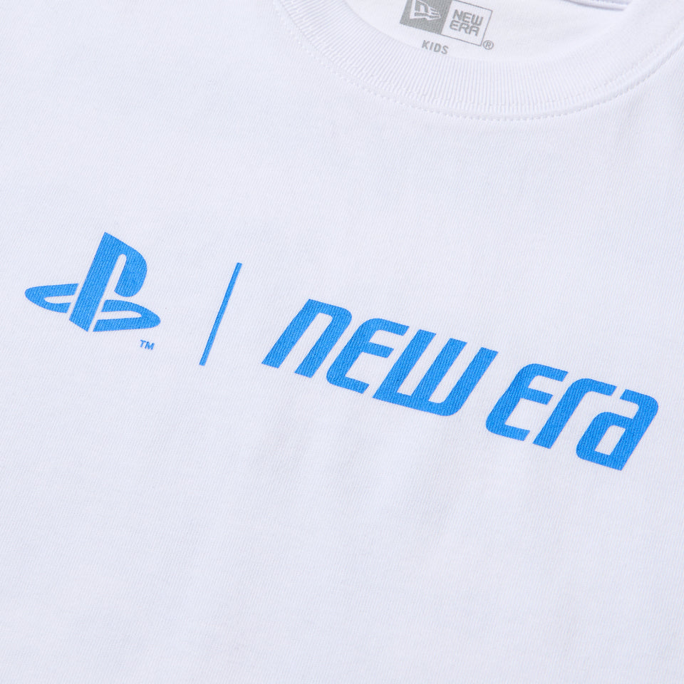 キッズ Youth 長袖 コットン Tシャツ PlayStation スローガン ホワイト | NEW ERA ニューエラ公式オンラインストア