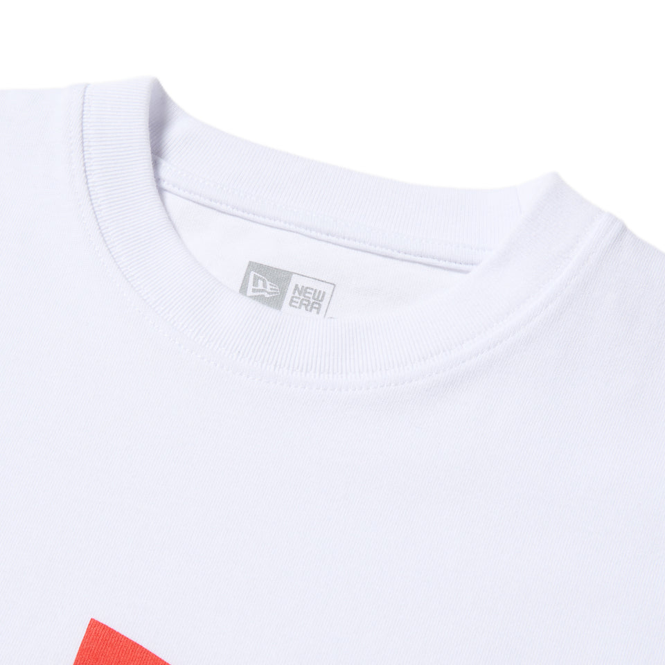 長袖 オーバーサイズド コットン Tシャツ プレイステーション ファミリーマーク ニューエラロゴ ホワイト | NEW ERA ニューエラ公式オンラインストア