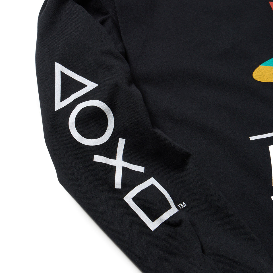 長袖 オーバーサイズド コットン Tシャツ PlayStation