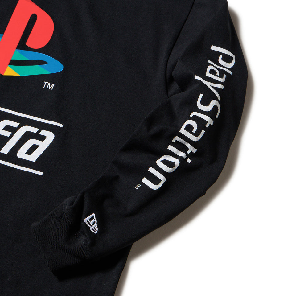 長袖 オーバーサイズド コットン Tシャツ PlayStation