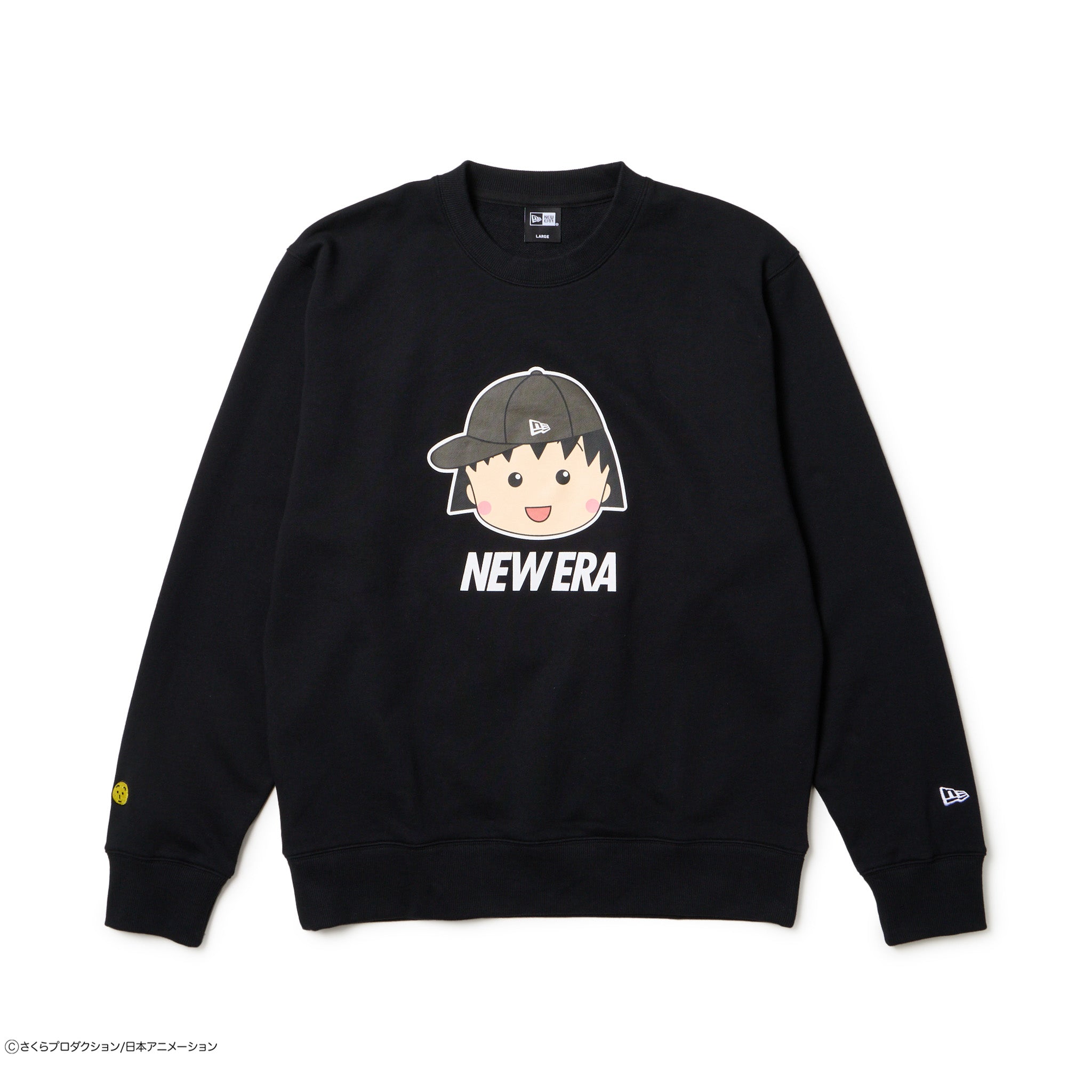 裏毛 スウェット クルーネック ちびまる子ちゃん まる子