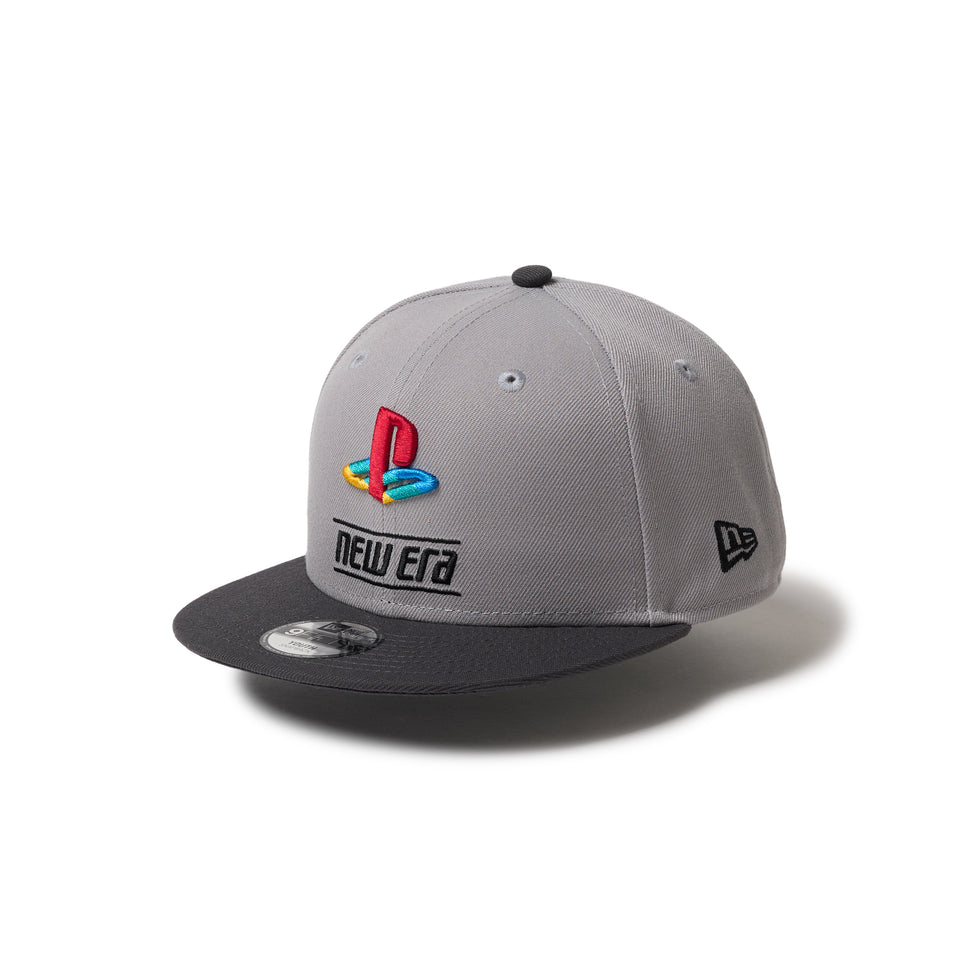 キッズ Youth 9FIFTY PlayStation プレイステーション ファミリーマーク ニューエラロゴ グレー | NEW ERA ニューエラ公式オンラインストア