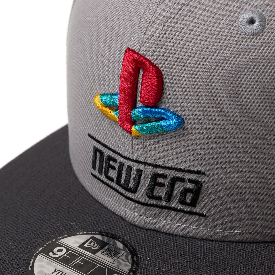 キッズ Youth 9FIFTY PlayStation プレイステーション ファミリーマーク ニューエラロゴ グレー | NEW ERA ニューエラ公式オンラインストア