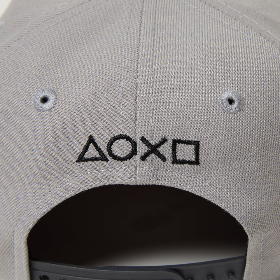 キッズ Youth 9FIFTY PlayStation プレイステーション ファミリーマーク ニューエラロゴ グレー | NEW ERA ニューエラ公式オンラインストア