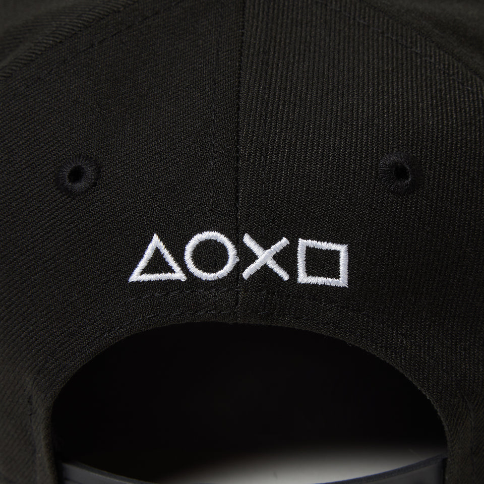 キッズ Youth 9FIFTY PlayStation プレイステーション ファミリーマーク ニューエラロゴ ブラック | NEW ERA ニューエラ公式オンラインストア