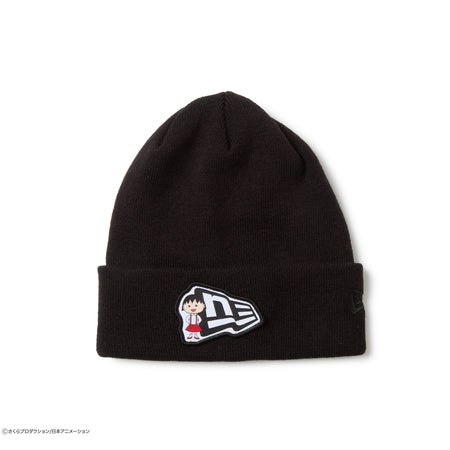 えりなさま専用ページꕀෆ¨ ベーシック カフニット ちびまる子ちゃん フラッグロゴ ブラック